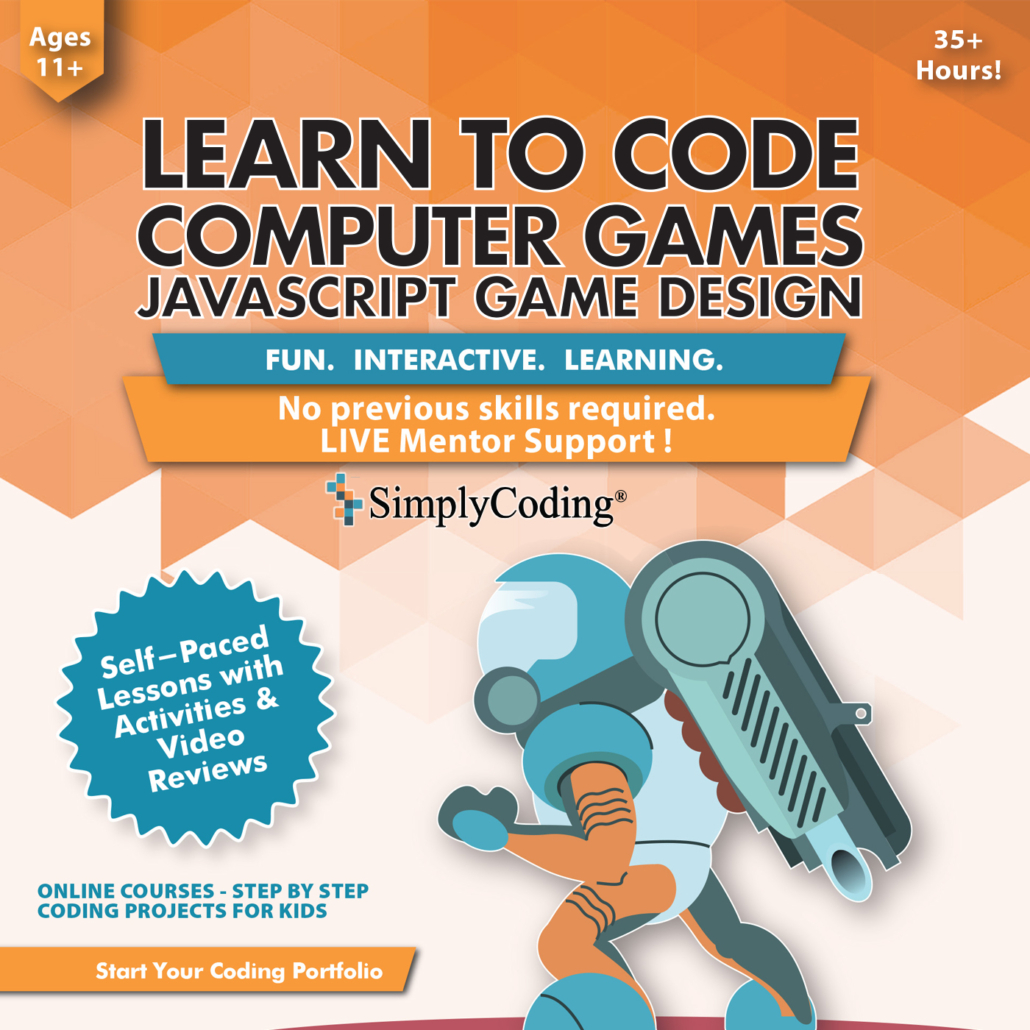 learn to code computer games in javascript