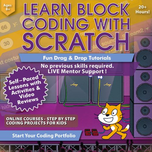 learn block coding with Scratch