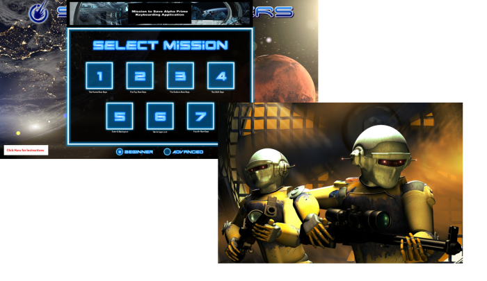 Keyboarding Space Mission